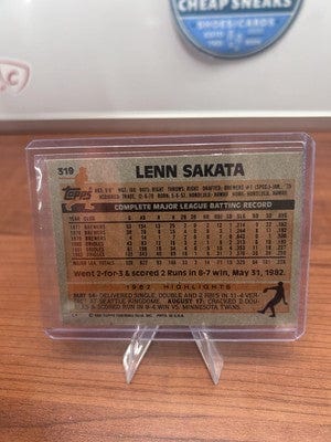 Cheap Sneaks Footwear/Sports Cards Lenn Sakata 1983 Topps #319 Baltimore Orioles