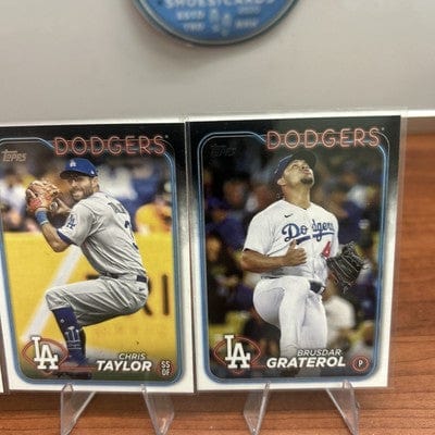 Cheap Sneaks Footwear/Sports Cards Los Angeles Dodger 2023-24 Topps Lot Chris Taylor,Gonsolin,Graterol,Be