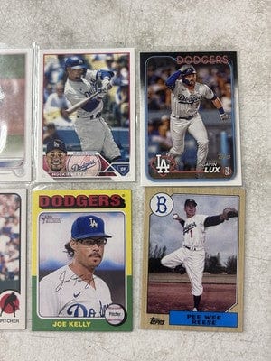 Cheap Sneaks Footwear/Sports Cards Los Angeles Dodgers 8 Card Lot Mookie Betts, Gavin Lux , Criag Kimberl
