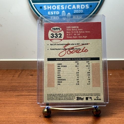 Cheap Sneaks Footwear/Sports Cards Luis Garcia 2022 Topps Chrome Platinum Anniversary Houston Astros Card