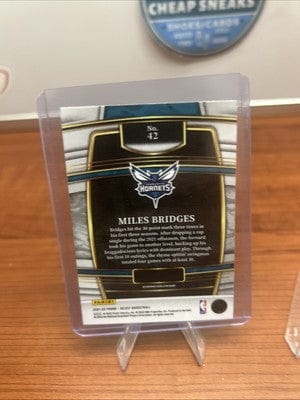 Cheap Sneaks Footwear/Sports Cards Miles Bridges 2021-22 Panini Select Basketball Blue #42 Charlotte Horn