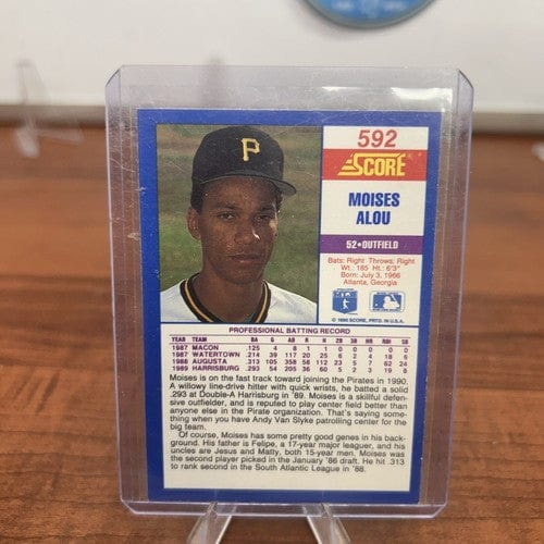 Cheap Sneaks Footwear/Sports Cards Moises Alou RC Rookie 1990 Score #592 Pittsburgh Pirates NM-MINT