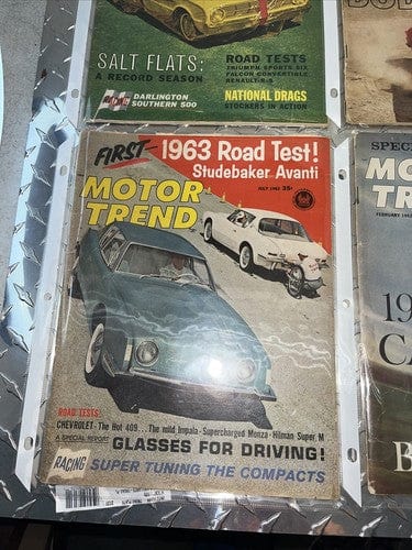 Cheap Sneaks Footwear/Sports Cards Motor Trend Magazine 1962 4 Issue Lot