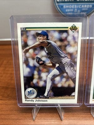 Cheap Sneaks Footwear/Sports Cards Randy Johnson 1990,1992 Upper Deck #563 #376 Lot(2) Mariners