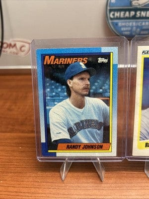 Cheap Sneaks Footwear/Sports Cards Randy Johnson Seattle Mariners HOF 3 Card Lot 1990 Topps,Fleer,Donruss