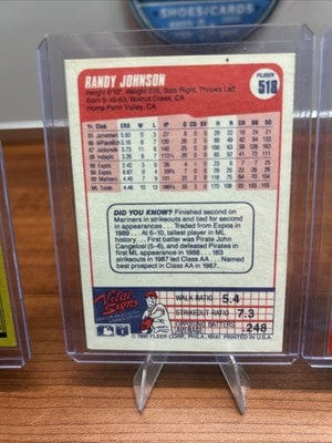 Cheap Sneaks Footwear/Sports Cards Randy Johnson Seattle Mariners HOF 3 Card Lot 1990 Topps,Fleer,Donruss