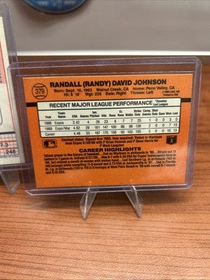 Cheap Sneaks Footwear/Sports Cards Randy Johnson Seattle Mariners HOF 3 Card Lot 1990 Topps,Fleer,Donruss