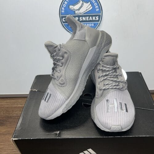 Cheap Sneaks Footwear/Sports Cards Running Shoe Adidas Ultra Boost x Pharrell Solar Hu Glide, Grey, Mens Size US 5 Or