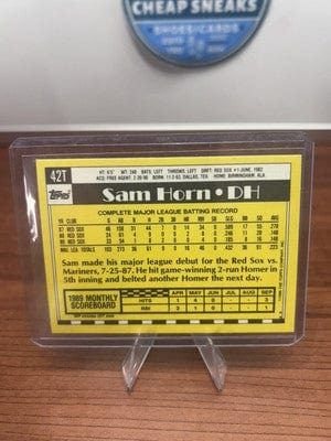 Cheap Sneaks Footwear/Sports Cards Sam Horn 1990 Topps Traded #42T Baltimore Orioles