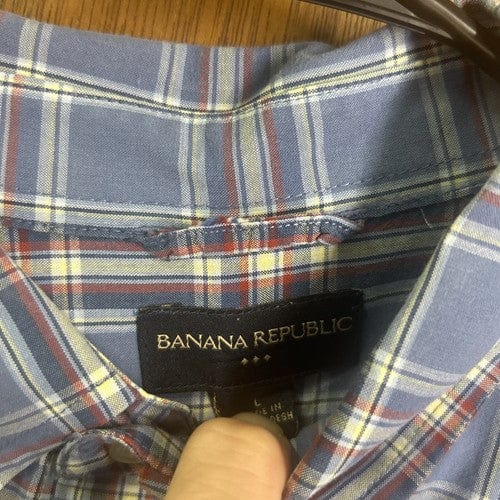 Cheap Sneaks Footwear/Sports Cards Shirts Men (2) Banana Republic (L) Men’s Button Down Shirts Standard Fit