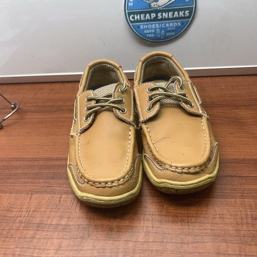Cheap Sneaks Footwear/Sports Cards Shoes Kids Highland Creek Bodega Size 4 Med. Brown Boat Shoes/Loafers ***read