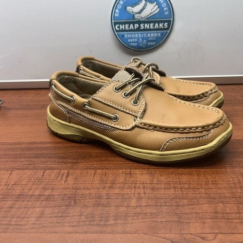 Cheap Sneaks Footwear/Sports Cards Shoes Kids Highland Creek Bodega Size 4 Med. Brown Boat Shoes/Loafers ***read