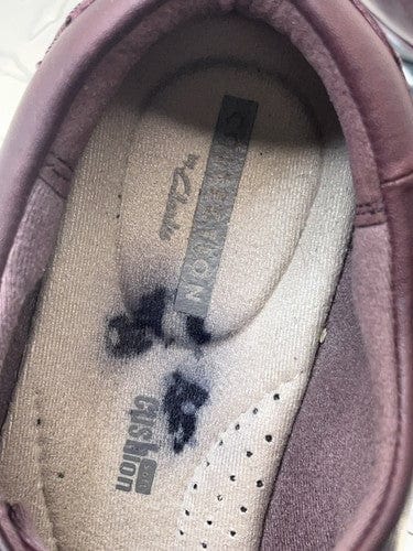 Cheap Sneaks Footwear/Sports Cards Shoes Women Clark’s Collection Hook And Loop Women’s Size 6.5 Burgundy Leather