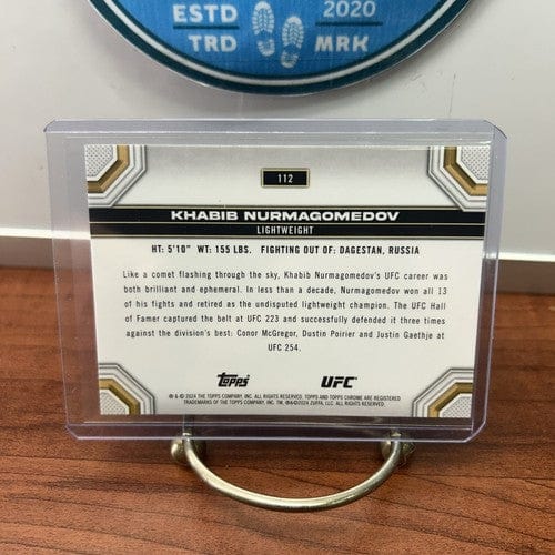 Cheap Sneaks Footwear/Sports Cards UFC Card 2024 Topps Chrome UFC Khabib Nurmagomedev #112