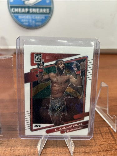 Cheap Sneaks Footwear/Sports Cards UFC Card Aljamain Sterling Lot 2022 Panini Donruss Optic UFC Also Known As AKA