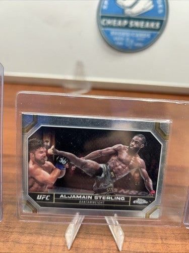 Cheap Sneaks Footwear/Sports Cards UFC Card Aljamain Sterling Lot 2022 Panini Donruss Optic UFC Also Known As AKA