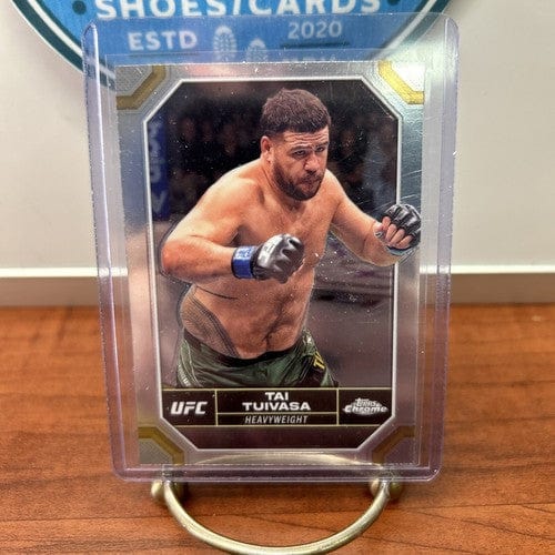 Cheap Sneaks Footwear/Sports Cards UFC Card Tai Tuivasa Heavyweight 2024 Topps Chrome UFC Fighting Card #183 Base