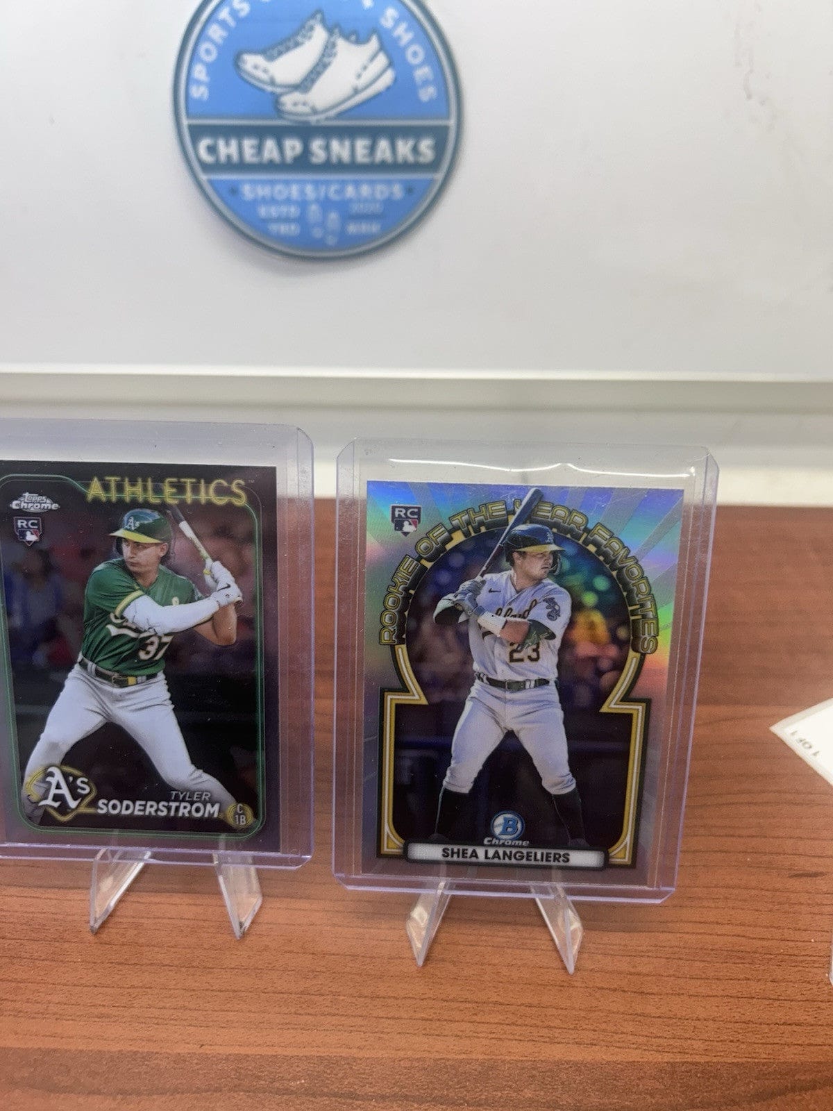 Athletics (RC) 2023-24 Topps Chrome, 22-24 Bowman Lot Jacob Wilson, La