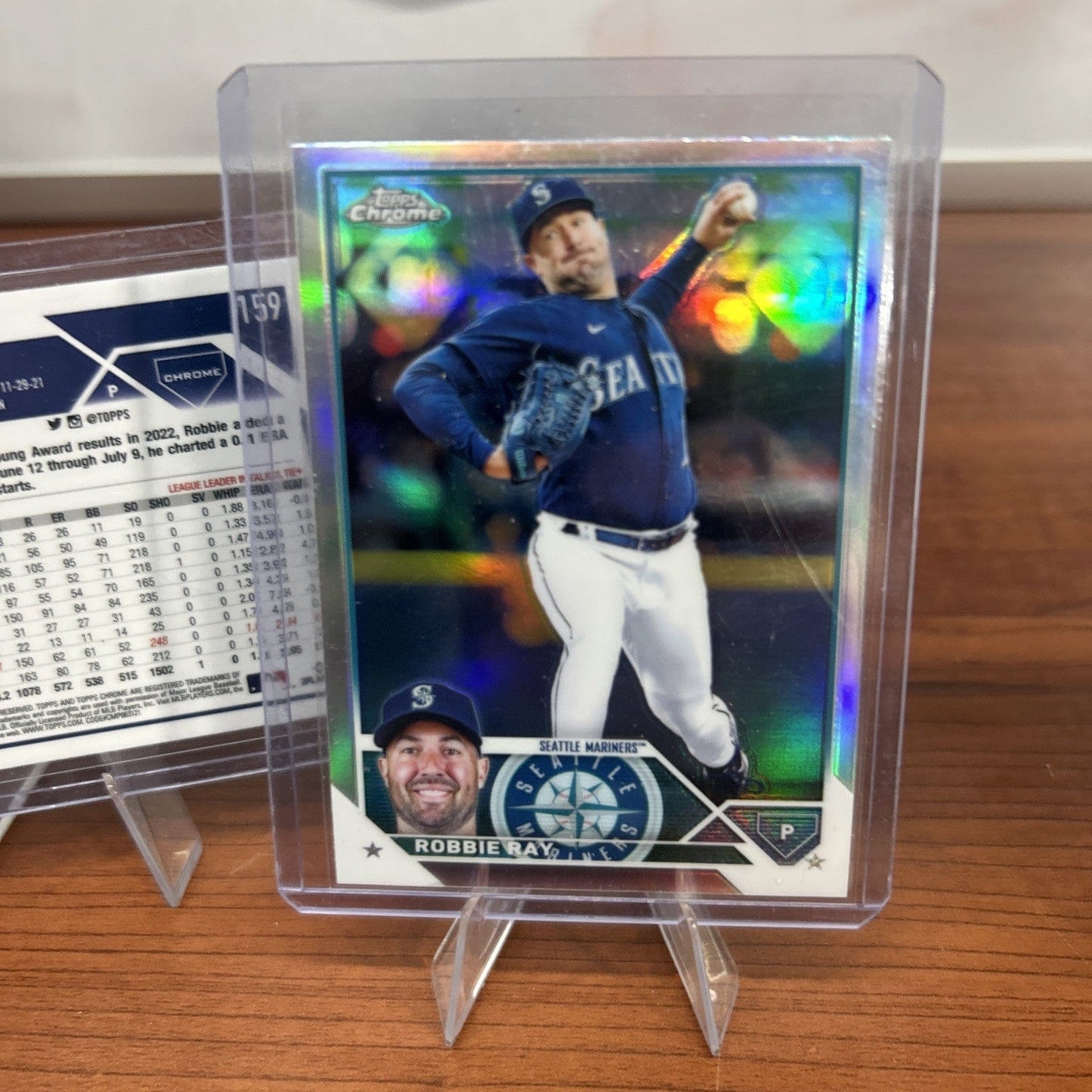 Robbie Ray 2023 Topps Chrome Silver Refractor Baseball#159 Allen&Ginte