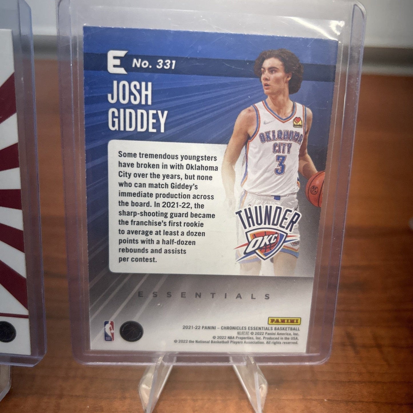 Josh Giddey (RC) 2021-22 Panini Chronicles Hometown Heroes Optic #646+