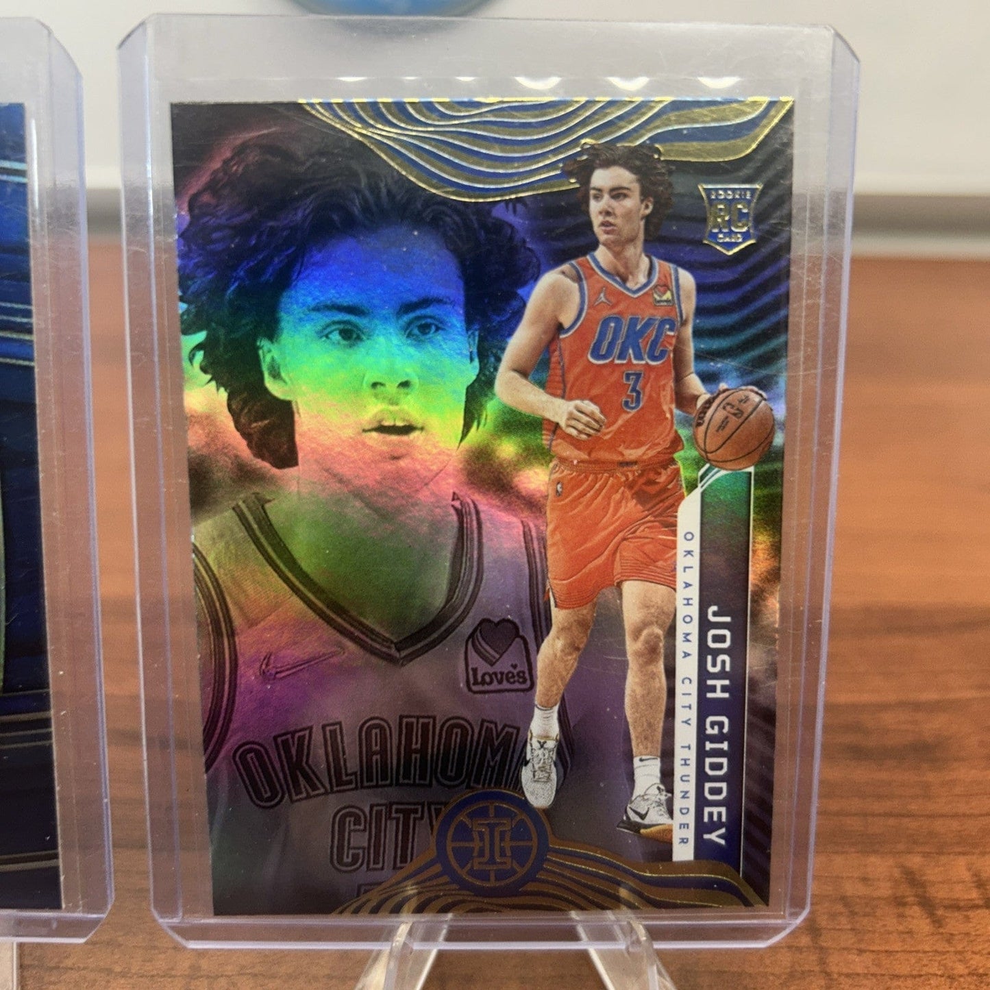 Josh Giddey (RC) 2021-22 Panini Select Concourse Blue Prizm #58 + Bonu