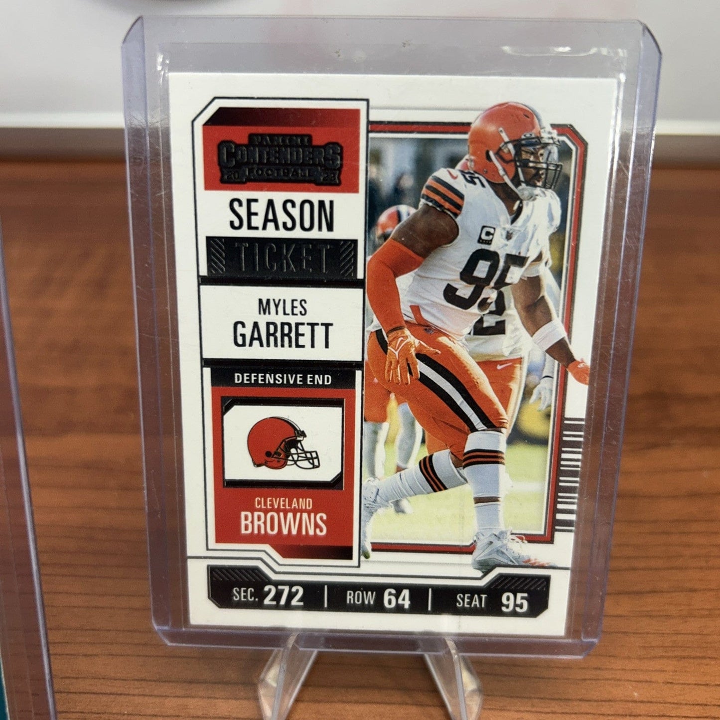 Myles Garrett 2024 Panini Elite Title Waves 2023 Defensive POY #4 Cle