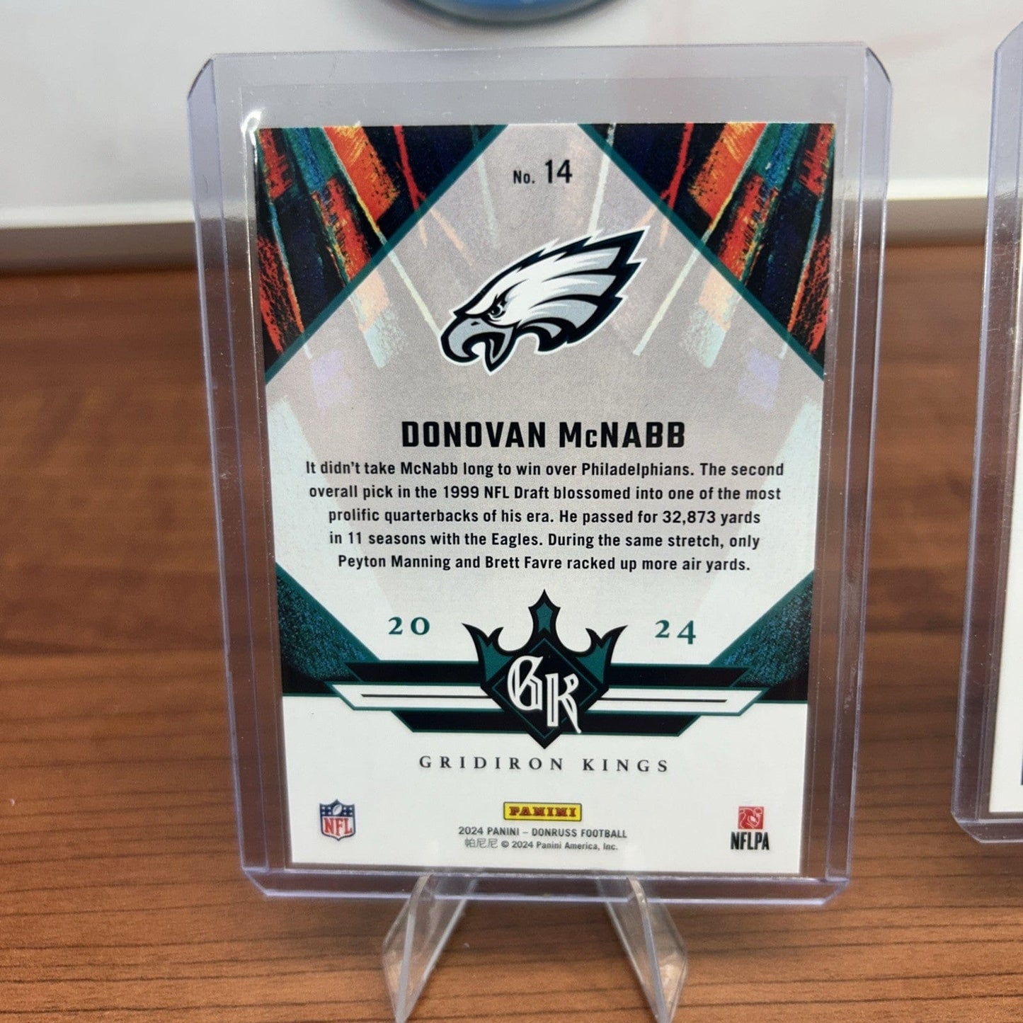 Donovan McNabb 2024 Donruss All Time Gridiron Kings Philadelphia Eagle