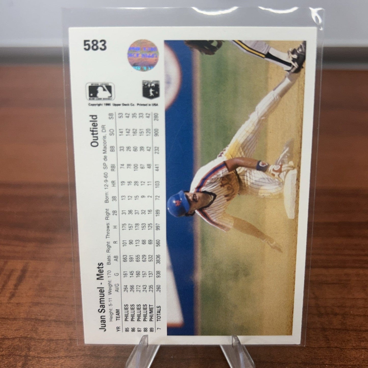 1990 Upper Deck - #583 Juan Samuel