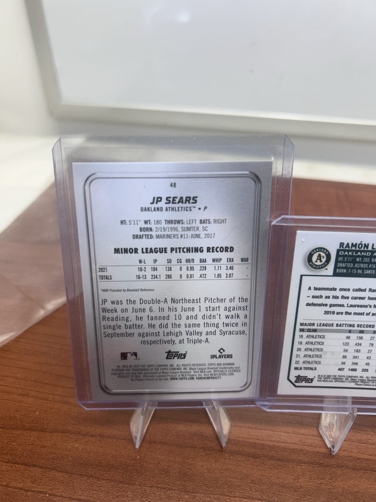 Athletics (RC) 2023-24 Topps Chrome, 22-24 Bowman Lot Jacob Wilson, La