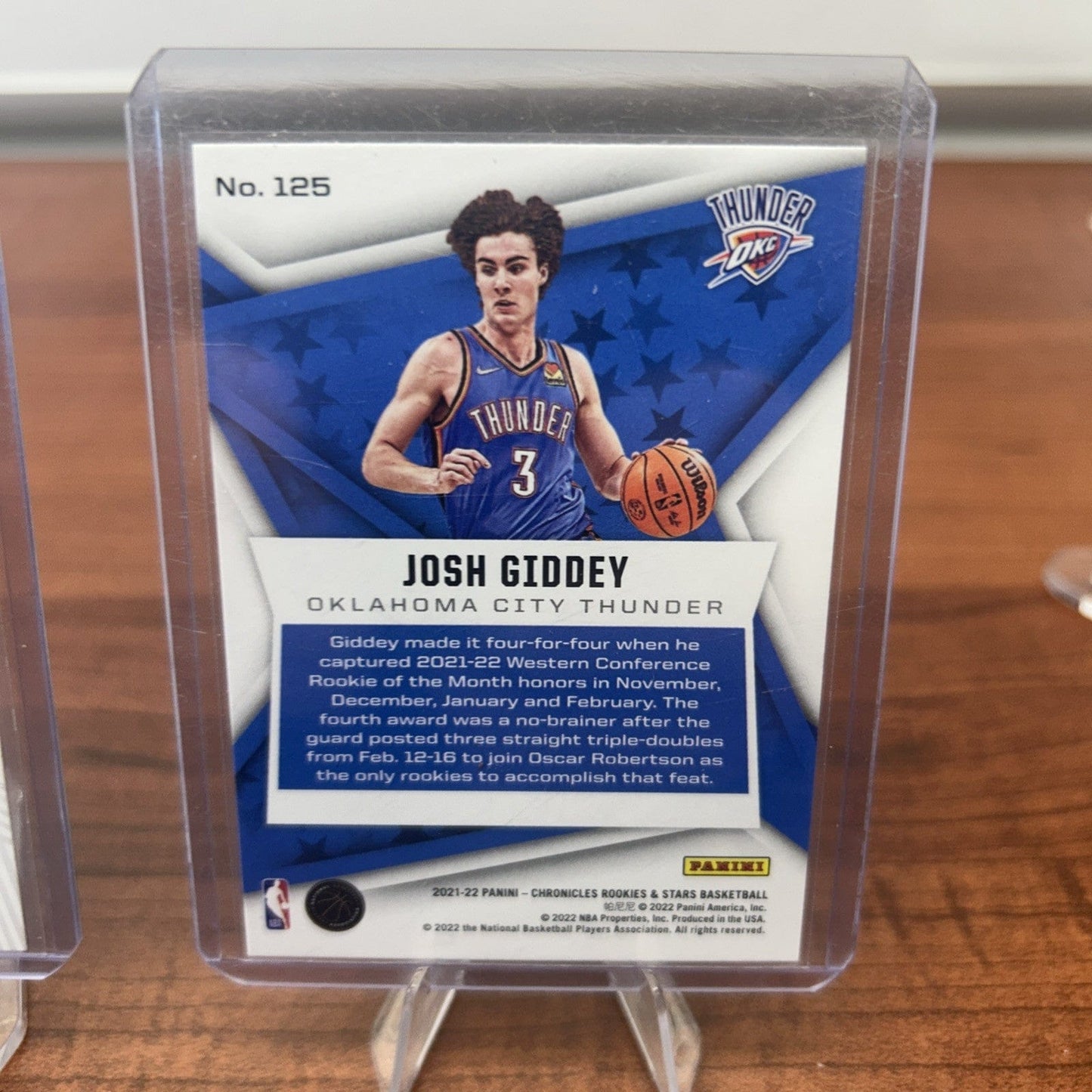 Josh Giddey (RC) 2021-22 Panini Illusions - Operation Detonation #26+B
