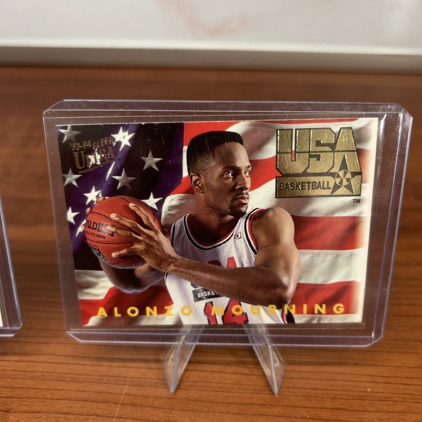 Alonzo Mourning 2021-22 PRIZM Basketball RED WHITE & BLUE Charlotte Ho