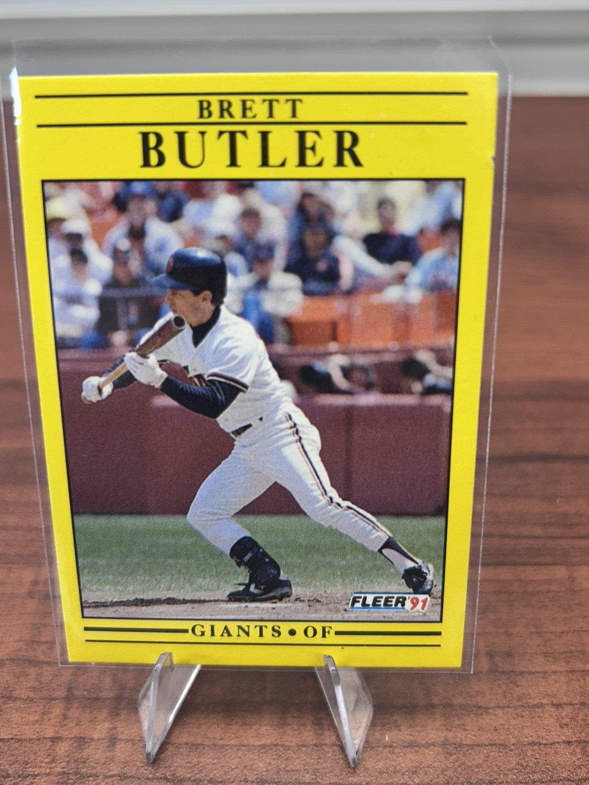 Brett Butler 1991 Fleer #257 San Francisco Giants