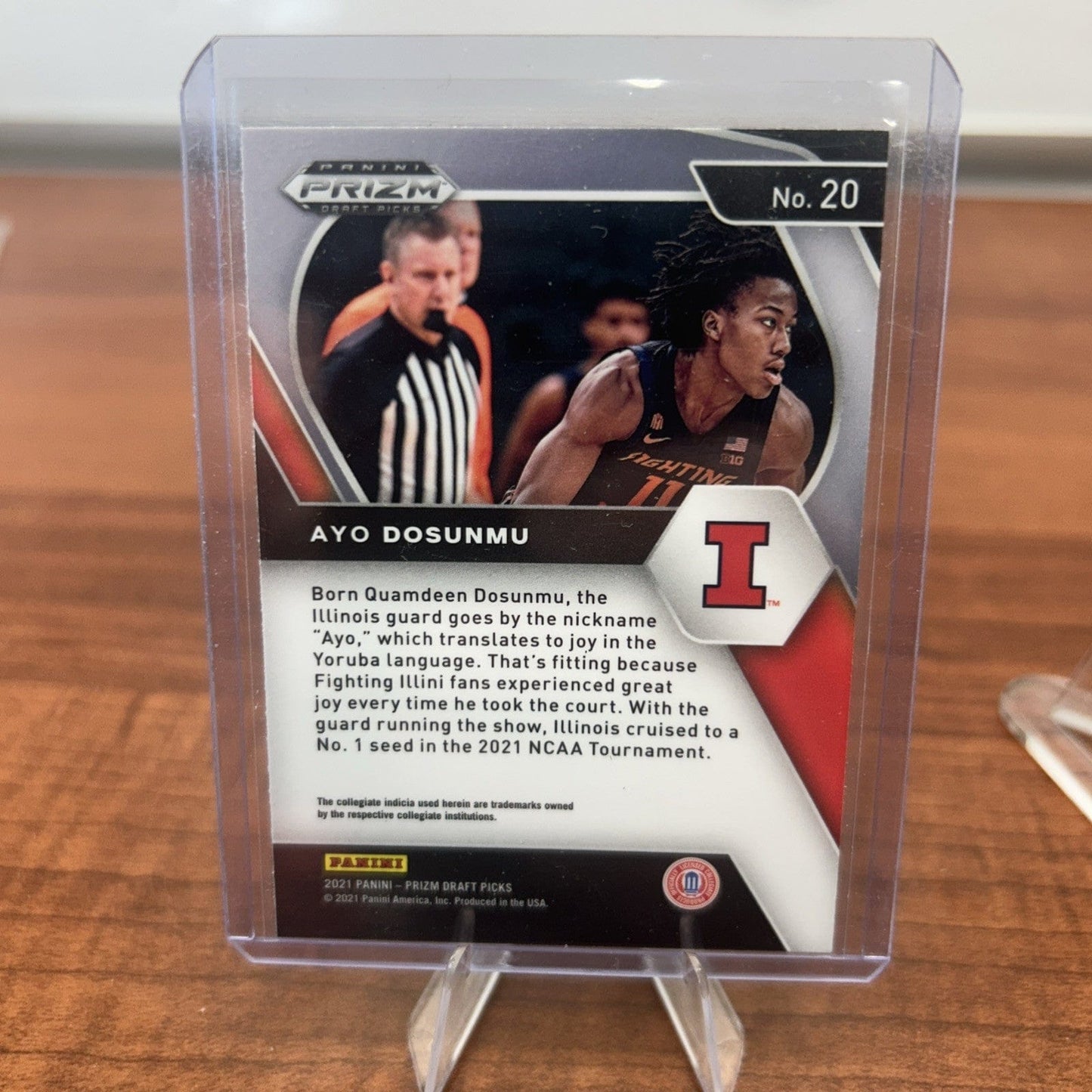 2021 Ayo Dosunmu (RC) Panini PRIZM Draft Picks ROOKIE Chicago Bulls