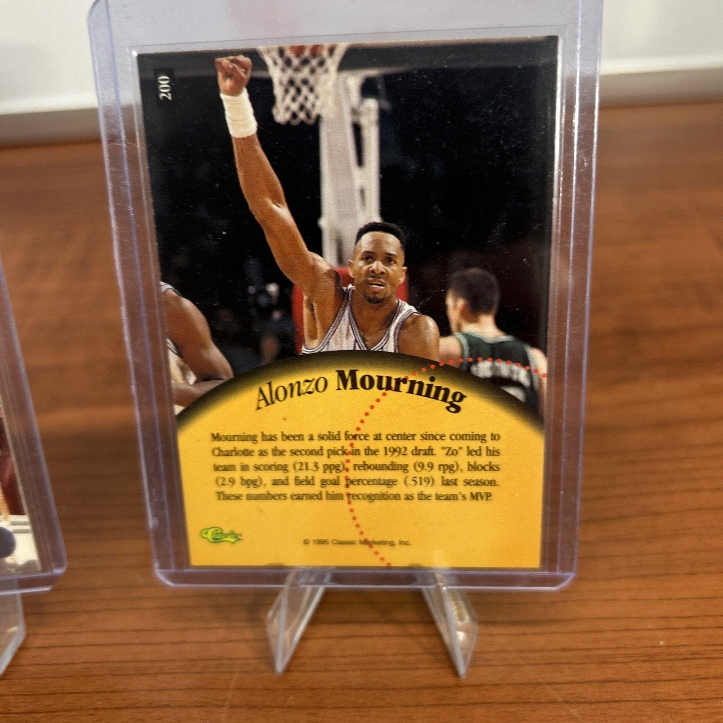 Alonzo Mourning Electric Court 1994 Upper Deck