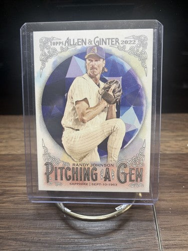 Randy Johnson 2022 Topps Allen & Ginter Pitching a Gem Insert Card #PA