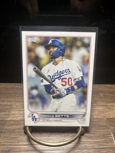2022 Topps Los Angeles Dodgers Mookie Betts This Is The Rare #LAD-1 Sh