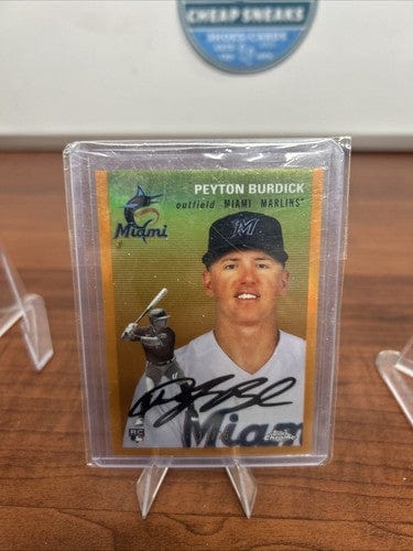 Peyton Burdick /25 2023 Topps Chrome Platinum Anniversary  Orange Refr