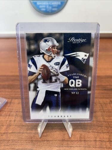 2012 Panini Prestige Tom Brady #107 New England Patriots