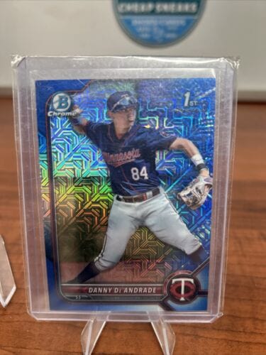 DANNY DE ANDRADE 2022 BOWMAN Chrome Blue MOJO Refractor 18/150 Minneso