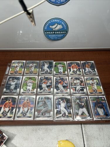 Houston Astros 2022/2023/2024 Bowman Chrome/ Bowman Lot Of 36