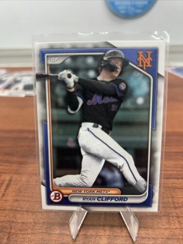 2024 Bowman Prospects #BP-1 Ryan Clifford (RC) Rookie New York Mets Ba