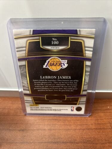 Lebron James Lot(3)21-22 Panini Select #100 Concourse+Prizm+#6 Dominan