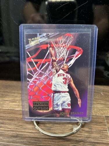 1993-94 Fleer Ultra Basketball Inside/Outside #9 John Starks New York