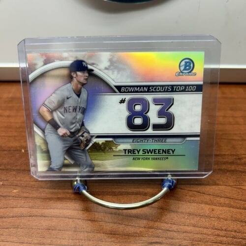 2023 Bowman - Trey Sweeney - Top 100 Insert - BTP-83 - New York Yankee