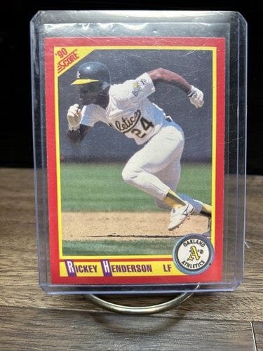 1990 Score Rickey Henderson #360 Oakland Athletics HOF
