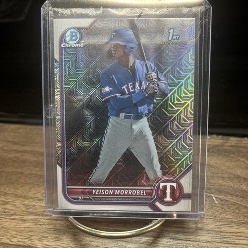 2022 Bowman Chrome Yeison Morrobel 1st Bowman Mega Box Mojo Refractor