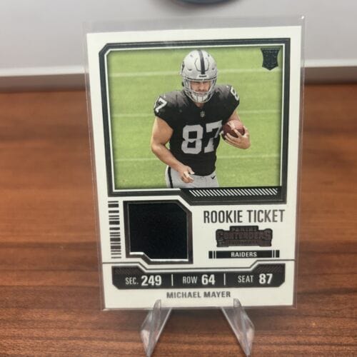 Michael Mayer 2023 Panini Contenders Rookie Ticket Jersey Patch TS25V