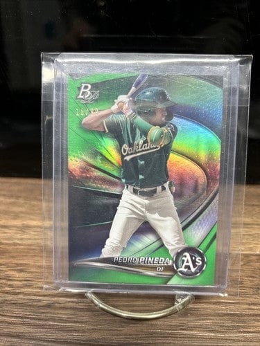 Pineda Green Oakland A’s 2022 Bowman Platinum Top Prospects #TOP-5 P