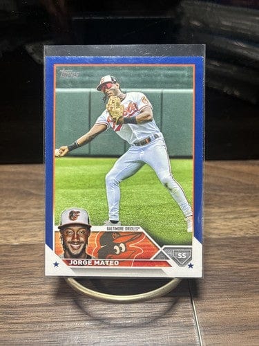 2023 Topps Series 1 Jorge Mateo Royal Blue Parallel SP Baltimore Oriol
