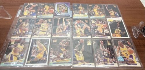 Los Angeles Lakers Team Lot (18) 92-93,93-94 Fleer Ultra Nick Van Exce